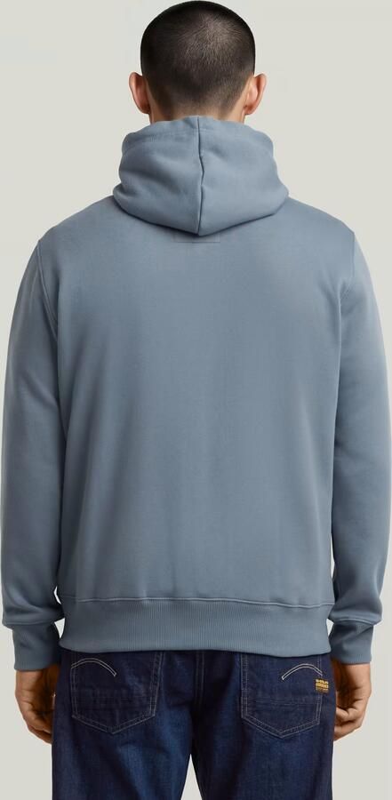 G-Star RAW Old Skool Zip Hoodie Grijs Heren - Foto 4