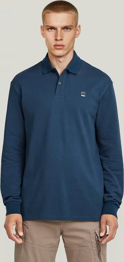G-Star RAW Oluv Polo Midden blauw Heren - Foto 3