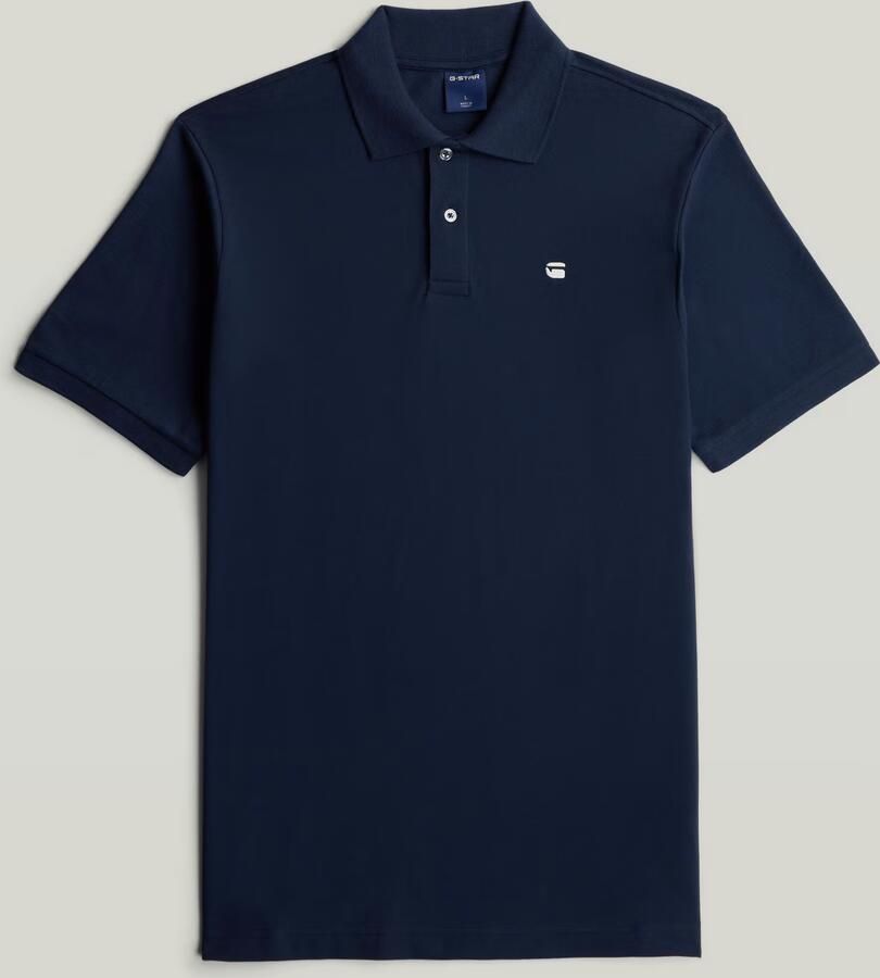 G-Star RAW Oluv Regular Polo Donkerblauw Heren - Foto 3