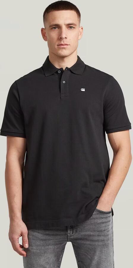 G-Star RAW Oluv Regular Polo Zwart Heren