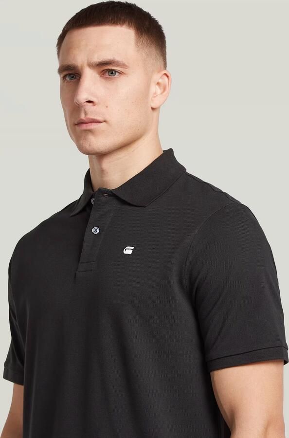G-Star RAW Oluv Regular Polo Zwart Heren - Foto 4