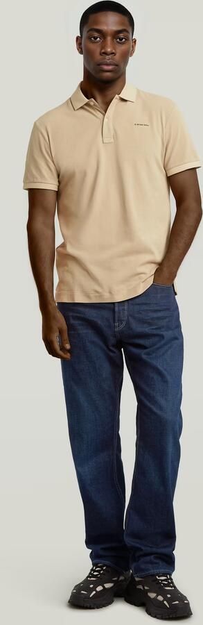 G-Star RAW Oluv Slim Polo Beige Heren - Foto 6