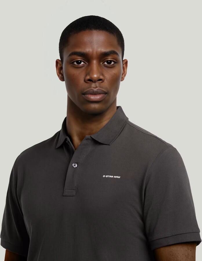 G-Star RAW Oluv Slim Polo Grijs Heren - Foto 3