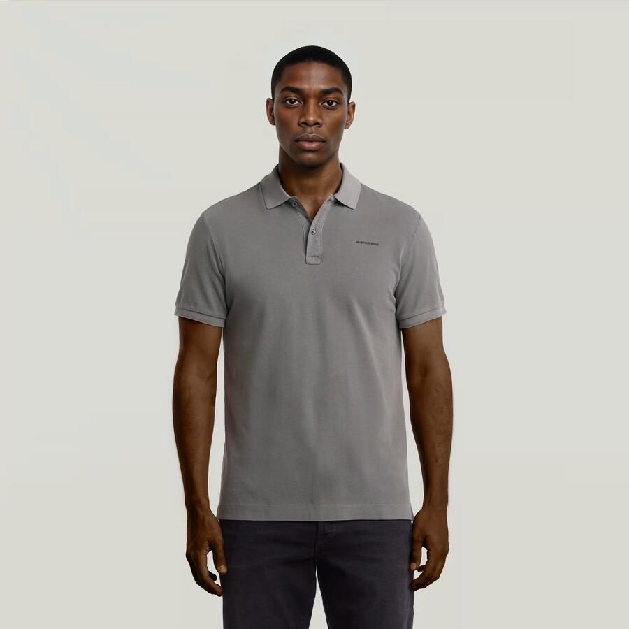 G-Star RAW Oluv Slim Polo Grijs Heren - Foto 7
