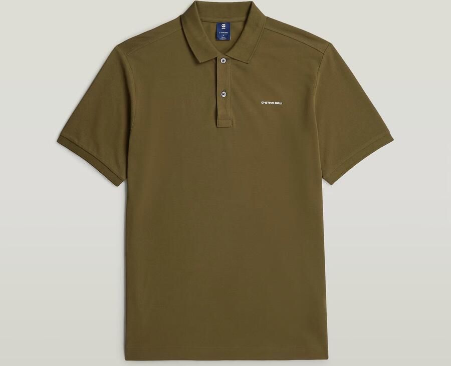 G-Star RAW Oluv Slim Polo Groen Heren - Foto 3