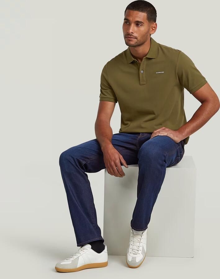 G-Star RAW Oluv Slim Polo Groen Heren - Foto 4