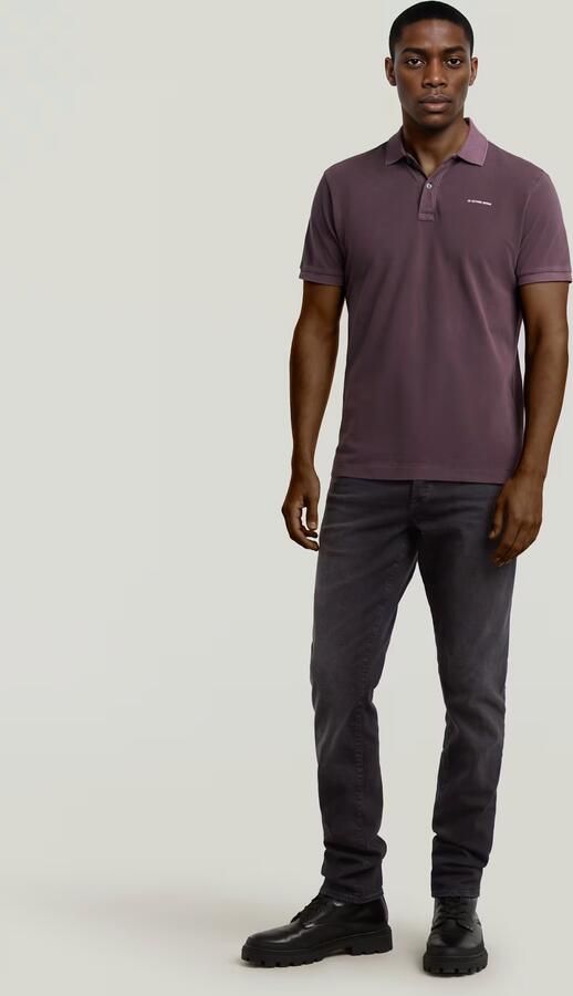 G-Star RAW Oluv Slim Polo Paars Heren - Foto 5