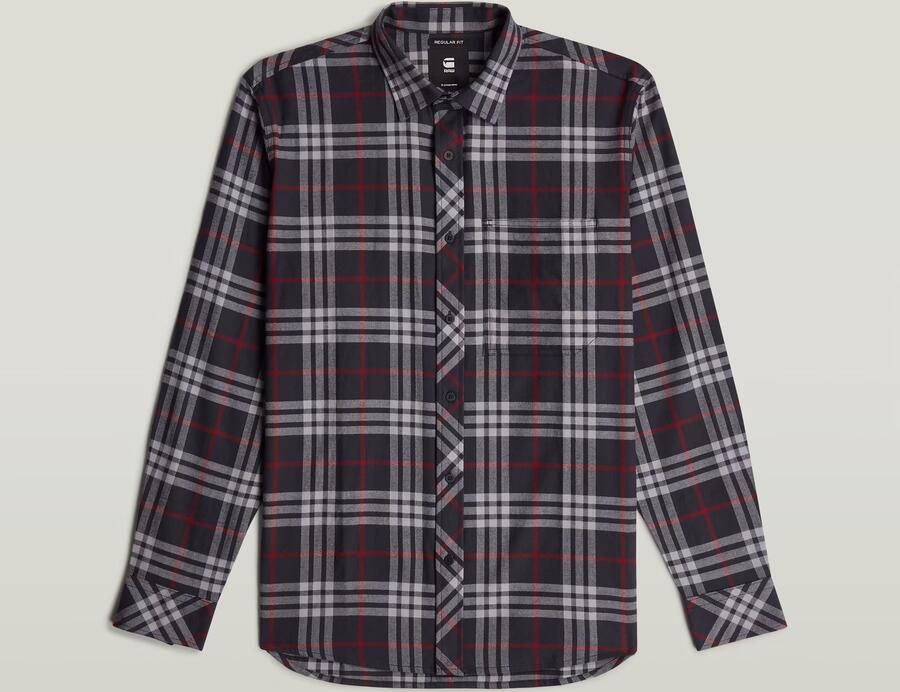 G-Star RAW One Pocket Regular Overhemd Meerkleurig Heren - Foto 4