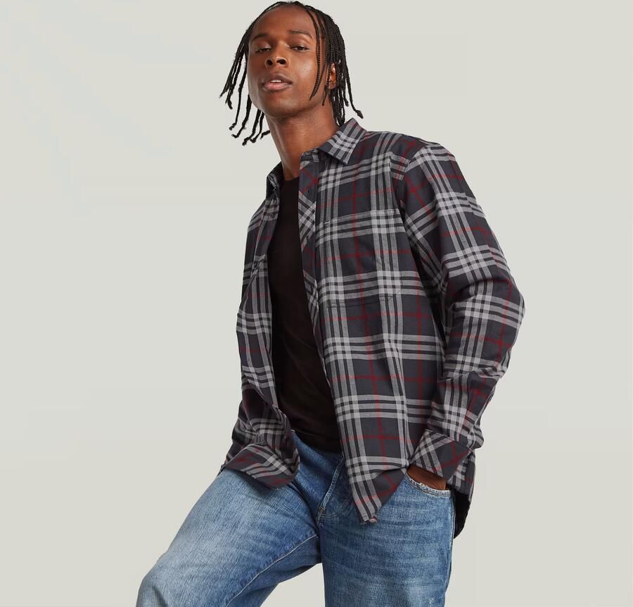 G-Star RAW One Pocket Regular Overhemd Meerkleurig Heren - Foto 3