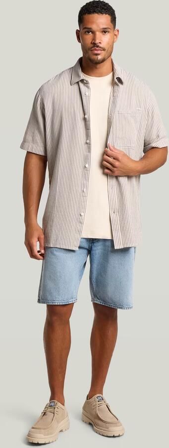 G-Star Raw regular fit vrijetijdsoverhemd in met korte mouwen design - Foto 10
