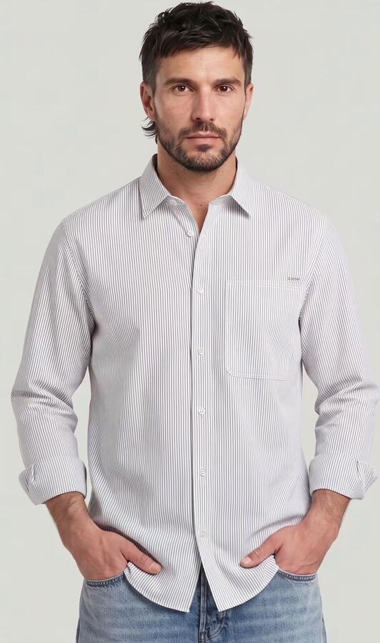 G-Star RAW One Pocket Regular Overhemd Meerkleurig Heren - Foto 6