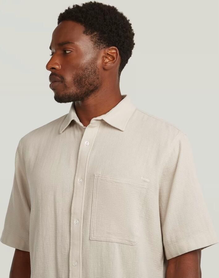 G-Star RAW One Pocket Regular Overhemd Wit Heren - Foto 4