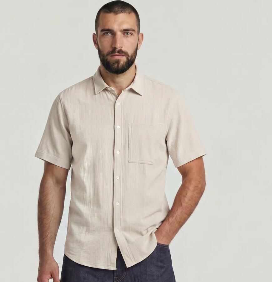 G-Star Raw regular fit vrijetijdsoverhemd van puur katoen - Foto 7
