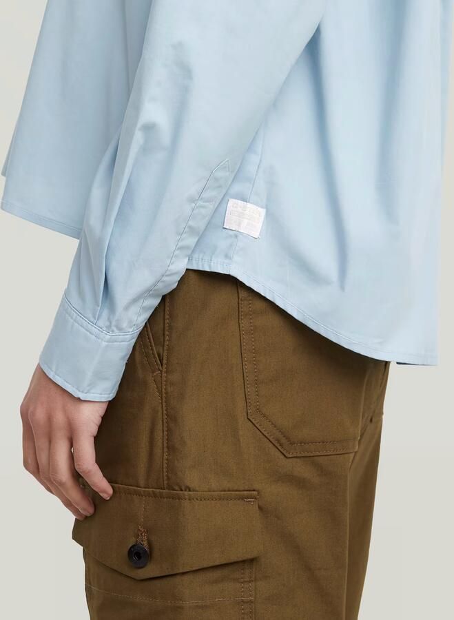 G-Star RAW One Pocket Regular Shirt Lichtblauw Dames - Foto 2