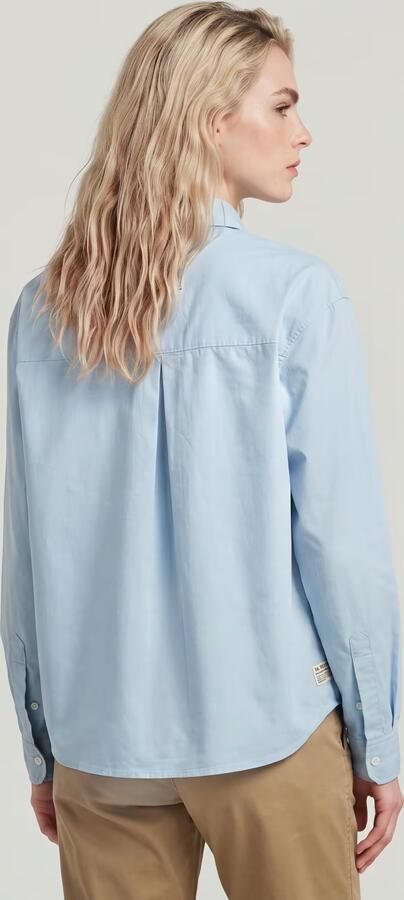 G-Star RAW One Pocket Regular Shirt Lichtblauw Dames - Foto 5