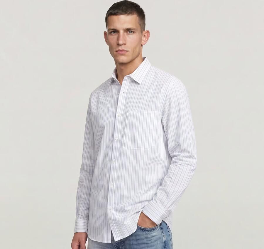G-Star RAW One Pocket Regular Shirt Meerkleurig Heren - Foto 4