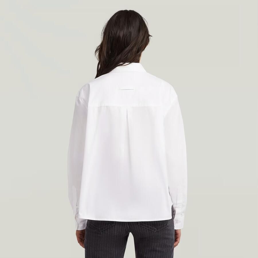 G-Star RAW One Pocket Regular Shirt Wit Dames