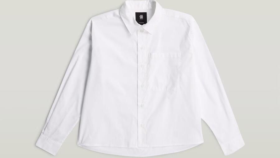 G-Star RAW One Pocket Regular Shirt Wit Dames - Foto 5