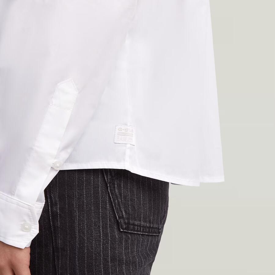 G-Star RAW One Pocket Regular Shirt Wit Dames - Foto 2