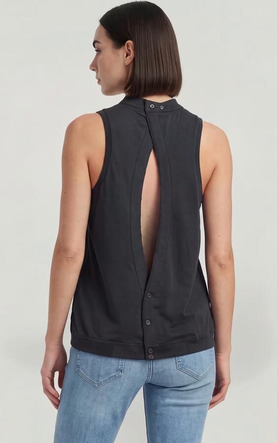 G-Star RAW Open Back Knit Tanktop Grijs Dames - Foto 6