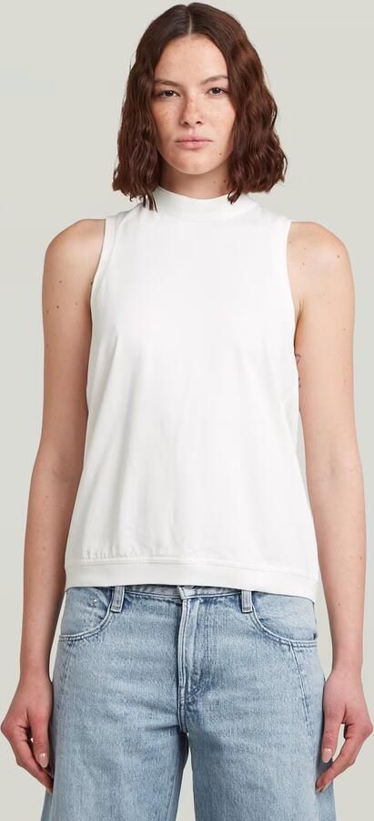 G-Star RAW Open Back Knit Tanktop Wit Dames - Foto 7