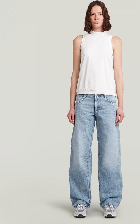 G-Star RAW Open Back Knit Tanktop Wit Dames - Foto 4