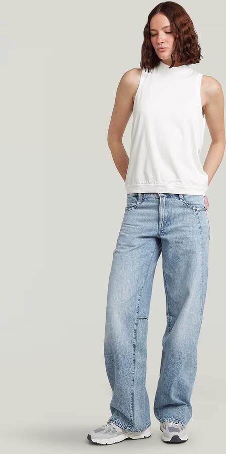 G-Star RAW Open Back Knit Tanktop Wit Dames - Foto 5