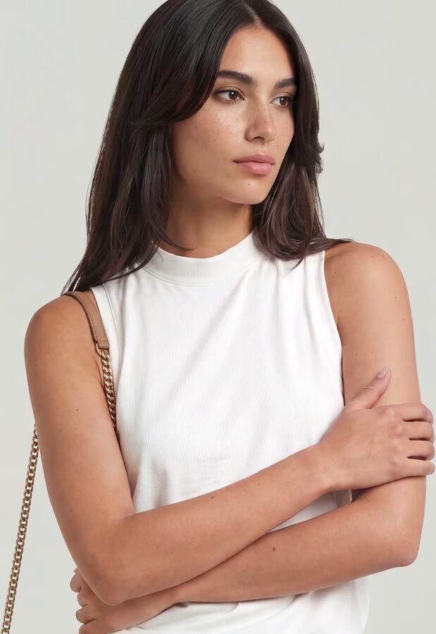 G-Star RAW Open Back Knit Tanktop Wit Dames - Foto 4
