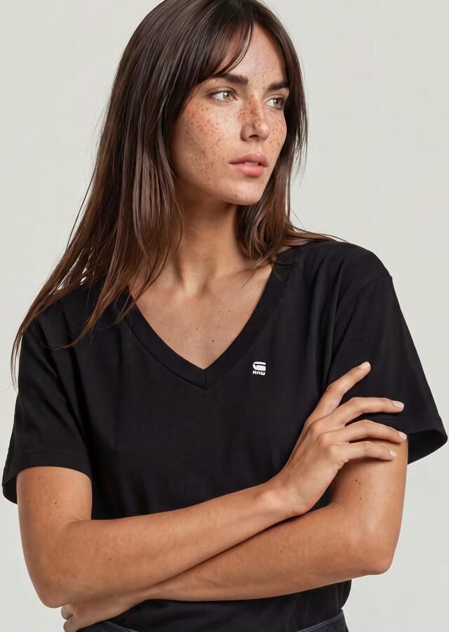 G-Star RAW Open V-Hals Relaxed Top Zwart Dames - Foto 9