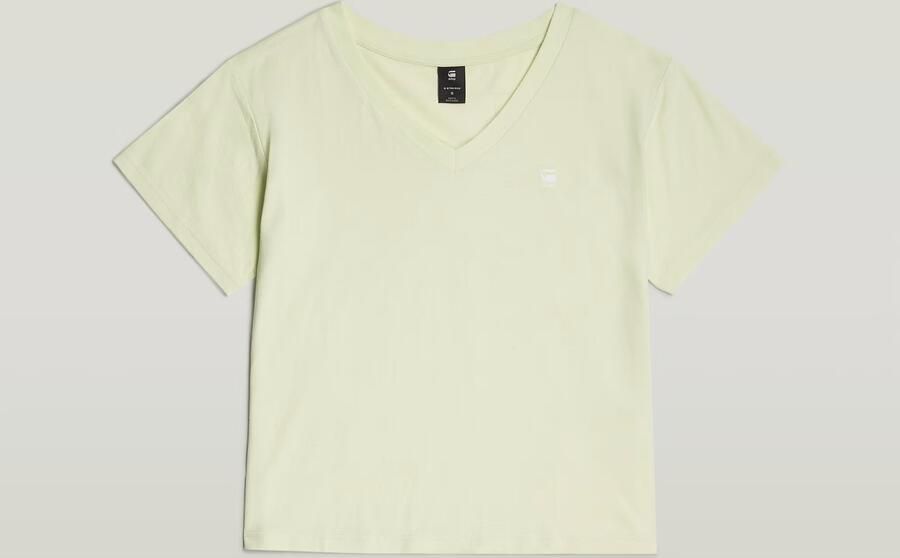 G-Star RAW Open V-neck Relaxed T-shirt Groen Dames - Foto 6