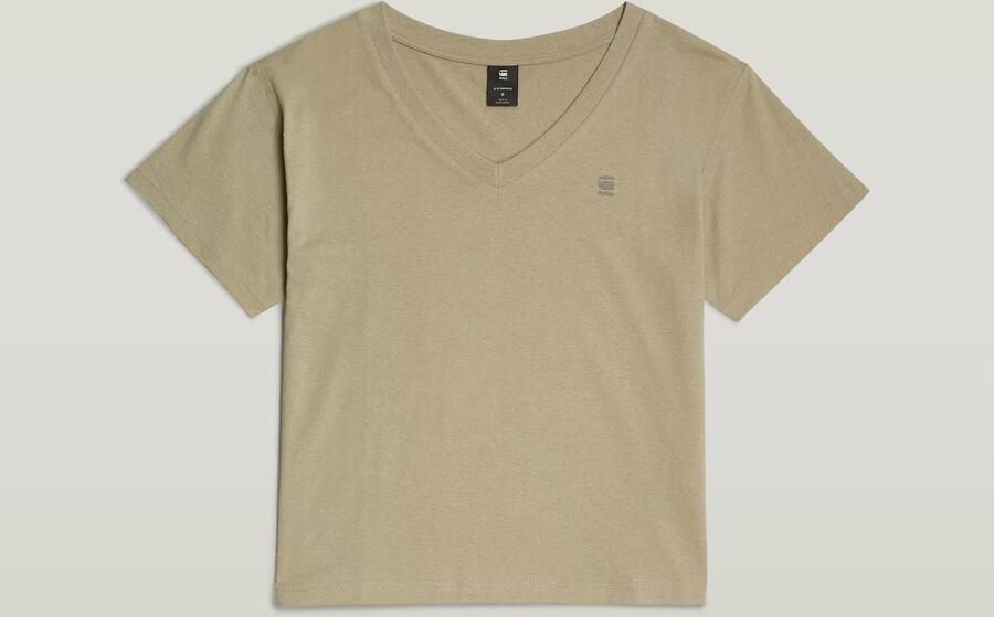 G-Star RAW Open V Relaxed Top Beige Dames - Foto 6