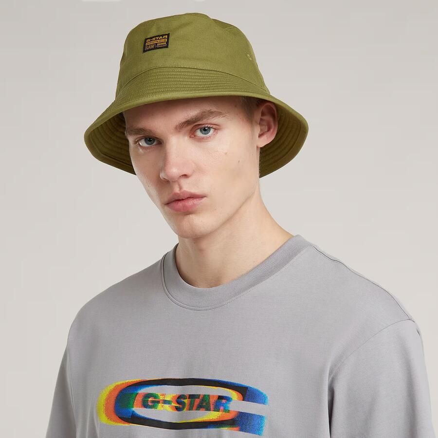 G-Star RAW Originals Bucket Hat Groen Heren