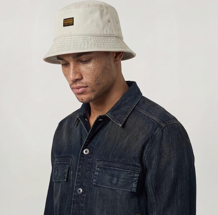 G-Star RAW Originals Bucket Hat Lichtblauw Heren - Foto 4