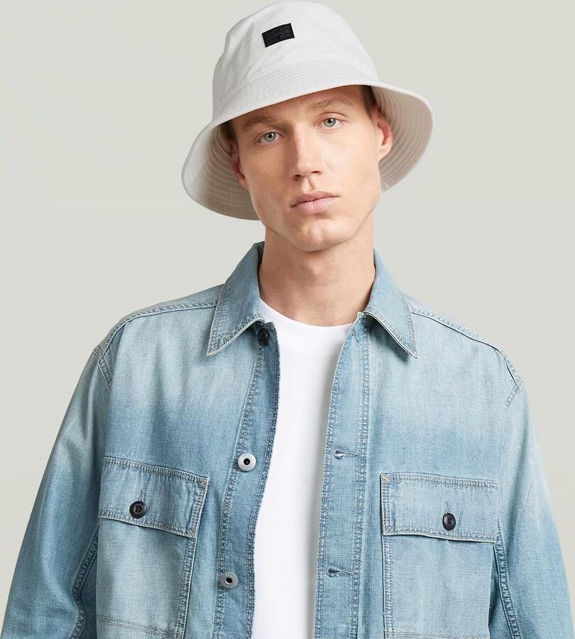G-Star RAW Originals Bucket Hat Wit Heren - Foto 2