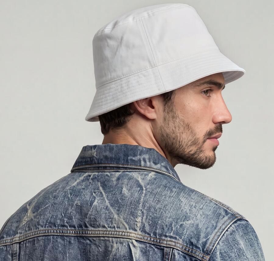G-Star RAW Originals Bucket Hat Wit Heren - Foto 4