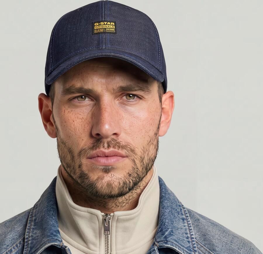 G-Star RAW Originals Denim Baseballcap Donkerblauw Heren - Foto 7