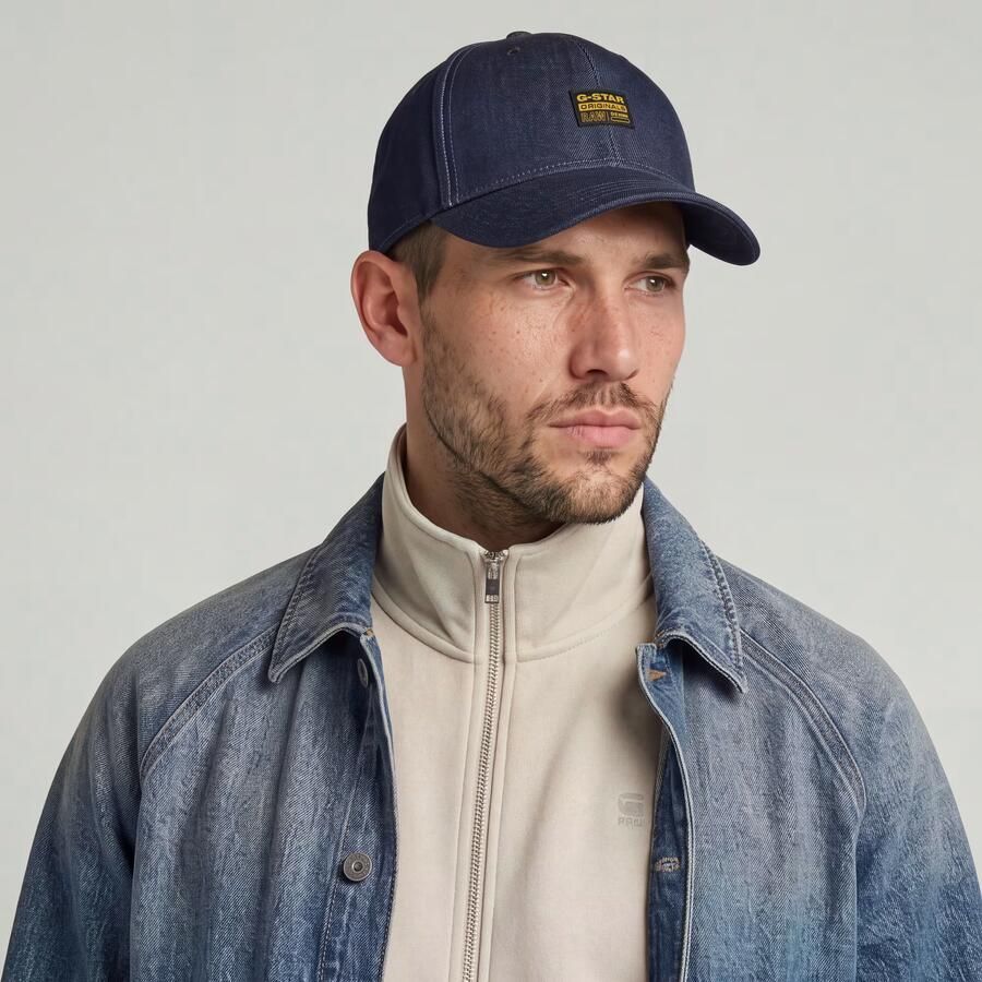 G-Star RAW Originals Denim Baseballcap Donkerblauw Heren - Foto 4