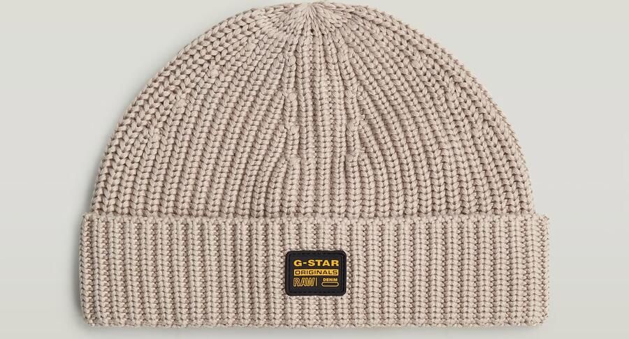 G-Star RAW Originals Fisherman Beanie Beige Heren