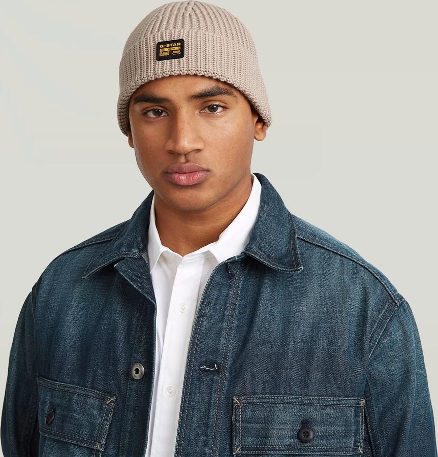 G-Star RAW Originals Fisherman Beanie Beige Heren - Foto 3
