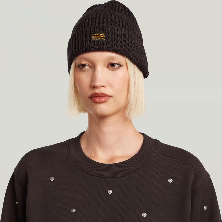 G-Star RAW Originals Fisherman Beanie Bruin Heren - Foto 2