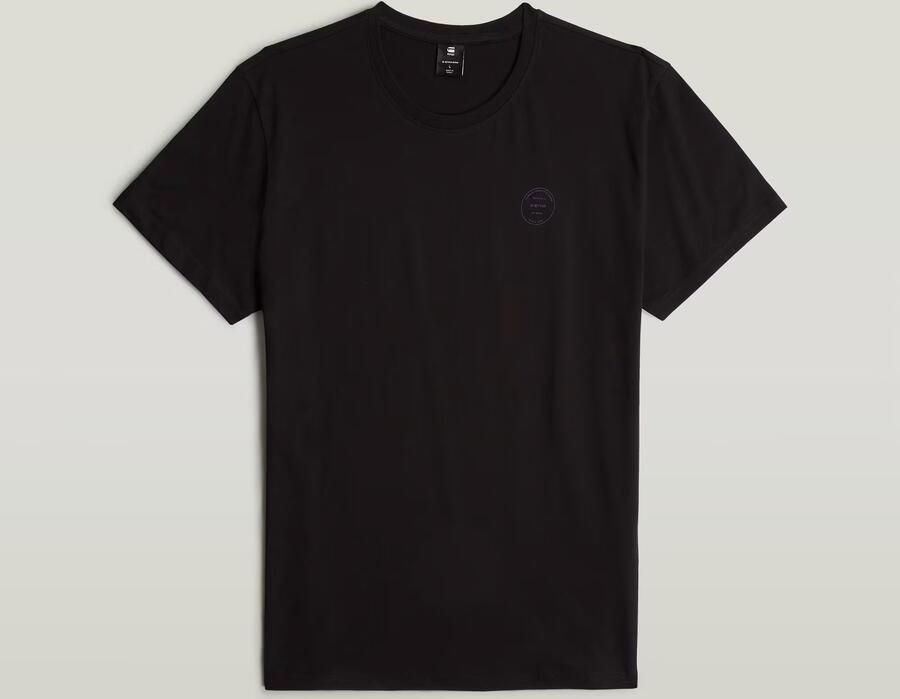 G-Star RAW Originals Logo T-Shirt Zwart Heren