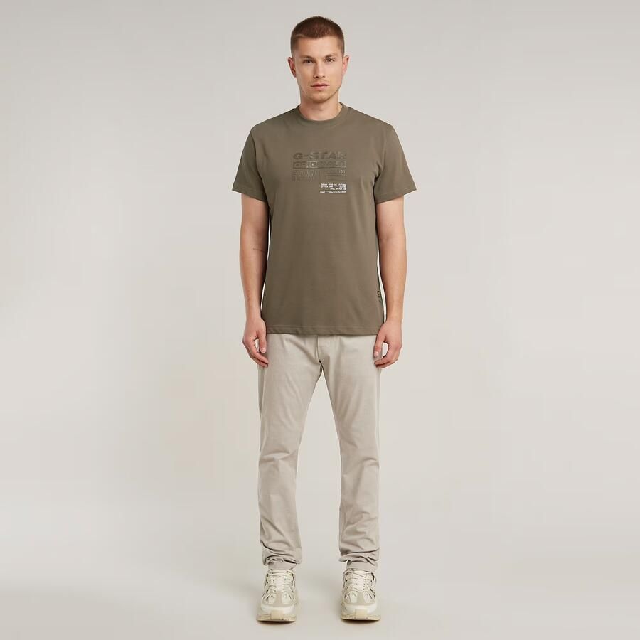 G-Star Raw T-shirt met labelprint model 'Originals' - Foto 2
