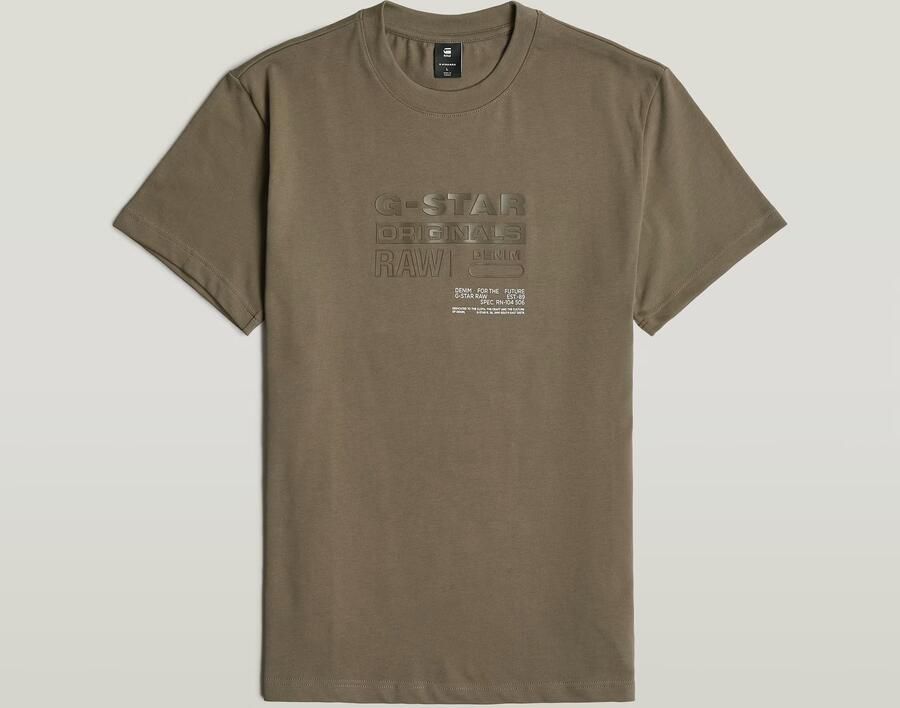 G-Star Raw T-shirt met labelprint model 'Originals' - Foto 6