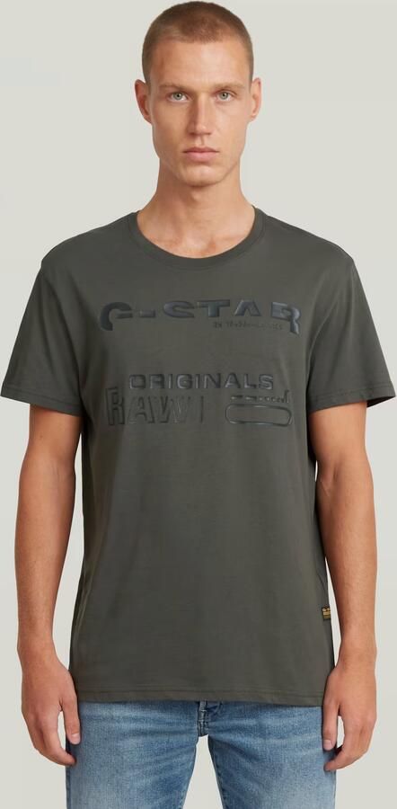 G-Star RAW Originals T-Shirt Grijs Heren - Foto 3