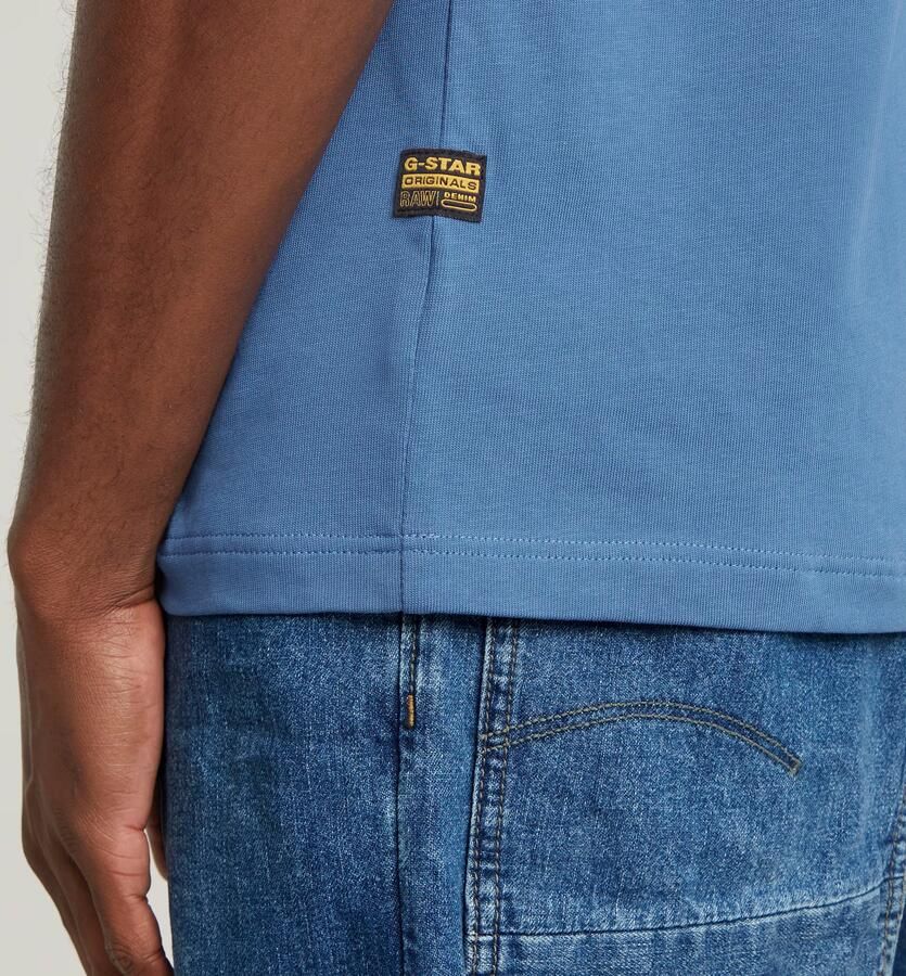 G-Star RAW Originals T-Shirt Midden blauw Heren - Foto 4