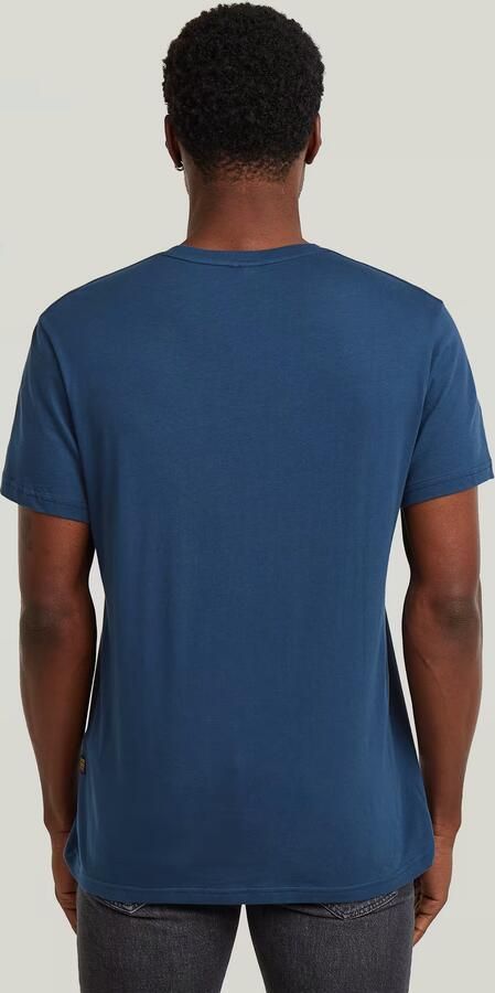 G-Star RAW Originals T-Shirt Midden blauw Heren - Foto 4