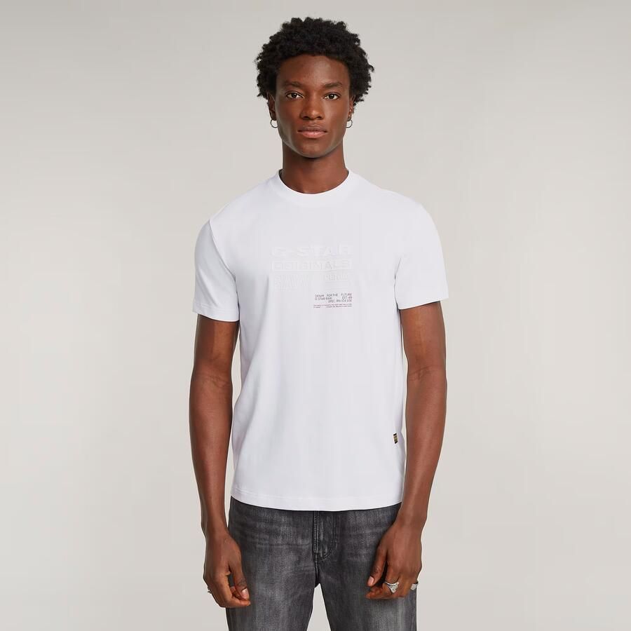 G-Star Raw T-shirt met labelprint model 'Originals' - Foto 7