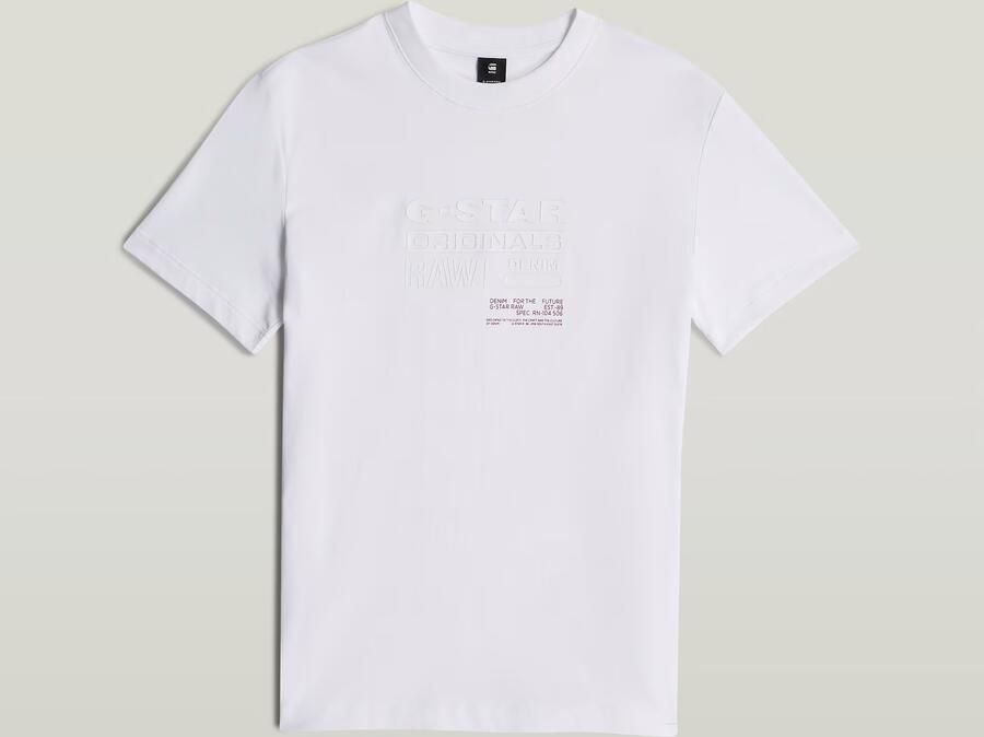 G-Star Raw T-shirt met labelprint model 'Originals' - Foto 6