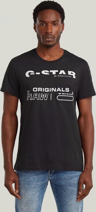 G-Star RAW Originals T-Shirt Zwart Heren - Foto 7