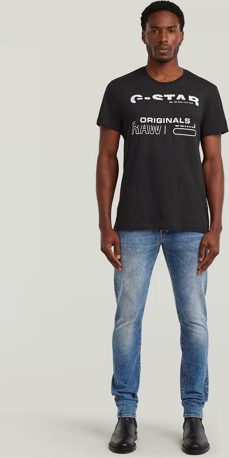 G-Star RAW Originals T-Shirt Zwart Heren - Foto 4